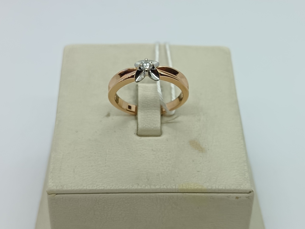 КОЛЬЦО БРИЛЛИАНТ Au 585