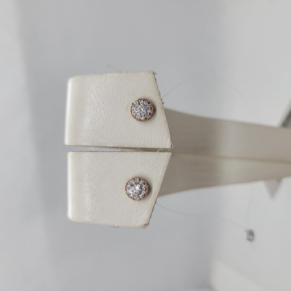 СЕРЬГИ ПУСЕТЫ с камнями (Au 585)