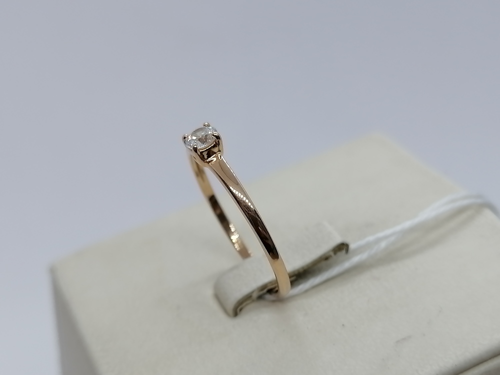 КОЛЬЦО С КАМНЕМ (Au 585)