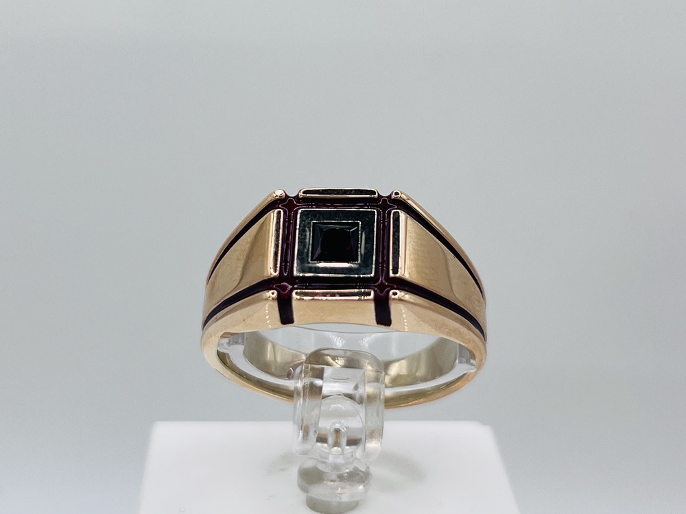 КОЛЬЦО ПЕЧАТКА с камнем (Au 585)