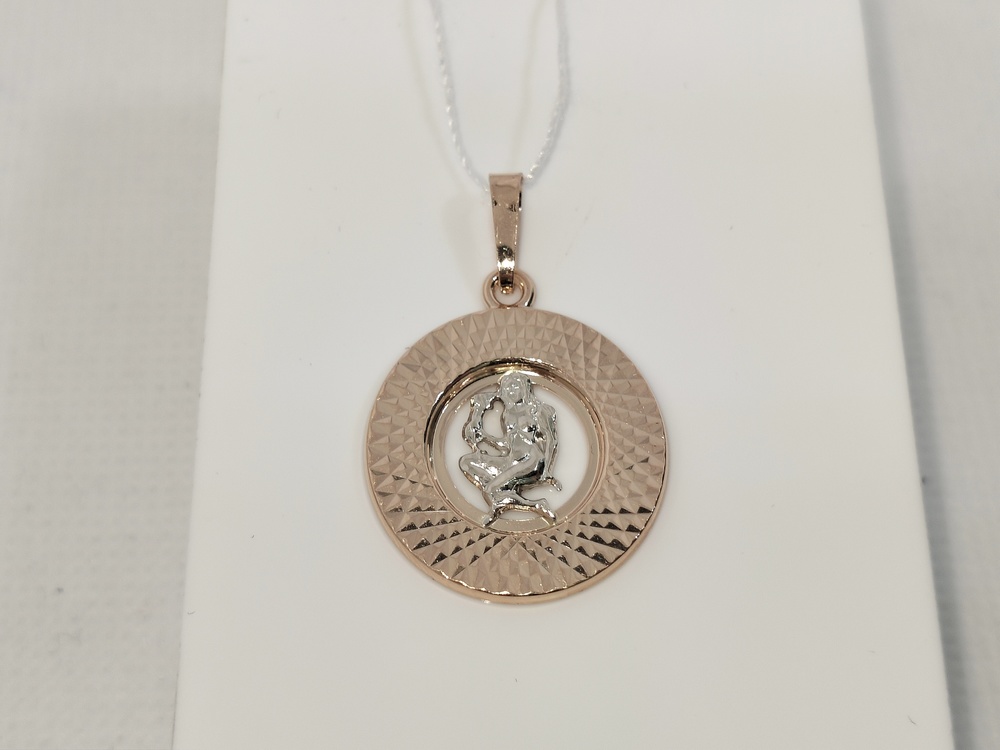 ПОДВЕСКА ЗНАК ЗОДИАКА ДЕВА (Au 585) ПОДВЕСКА ЗНАК ЗОДИАКА ДЕВА (Au 585)