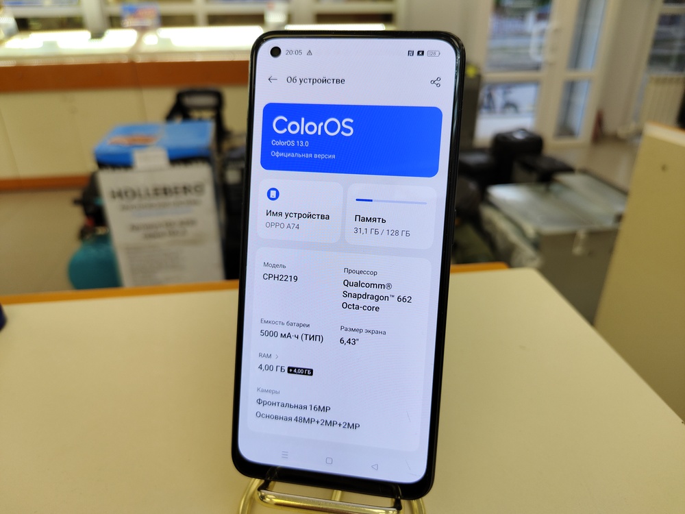 Смартфон Oppo A74
