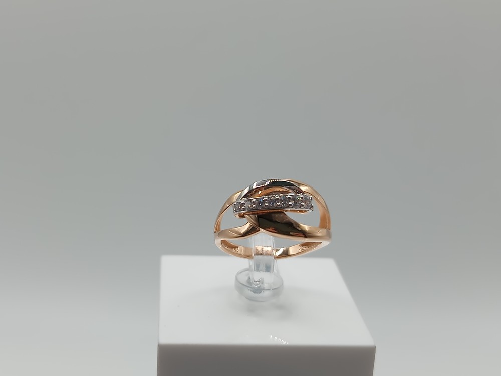 КОЛЬЦО С КАМНЯМИ (Au 585)