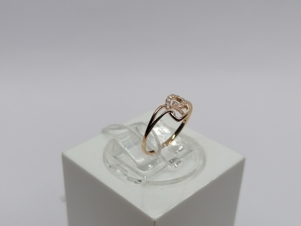 КОЛЬЦО С КАМНЯМИ (Au 585)