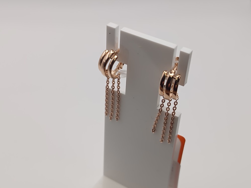 СЕРЬГИ БЕЗ КАМНЯ (Au 585)