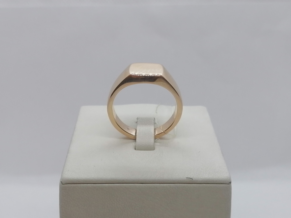 01-0062 КОЛЬЦО ПЕЧАТКА без камня (Au 585)