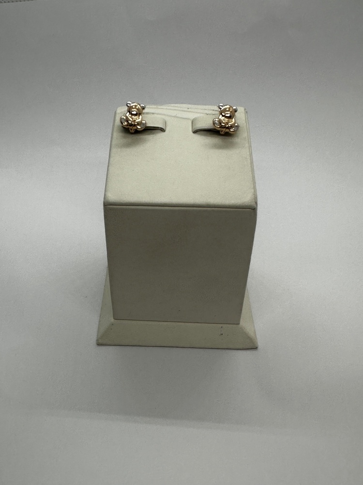 СБКМ585 СЕРЬГИ БЕЗ КАМНЯ (Au 585)