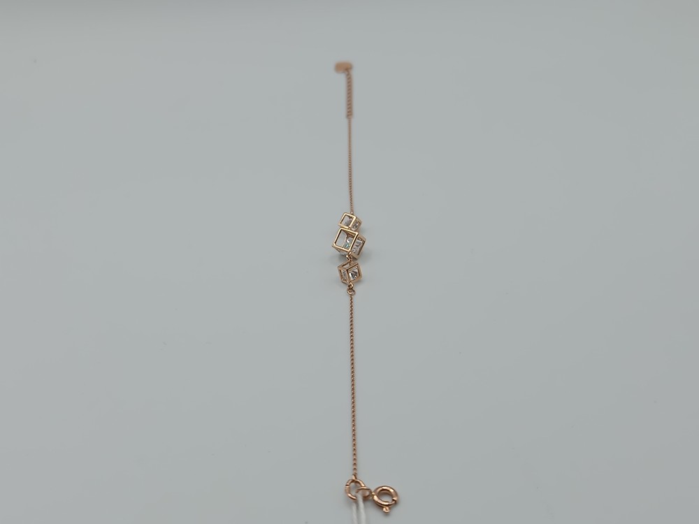 Б585 БРАСЛЕТ С КАМНЯМИ (Au 585)