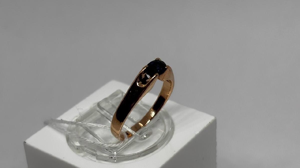 КОЛЬЦО С КАМНЕМ (Au 585)