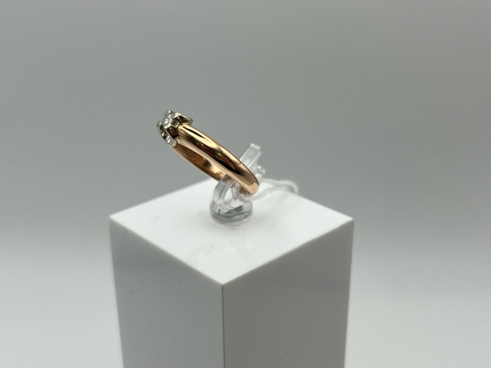 КОЛЬЦО БРИЛЛИАНТ Au 585