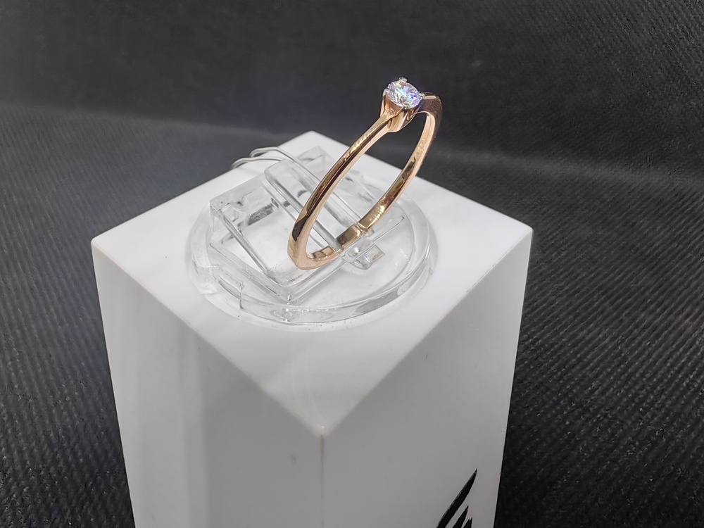 КОЛЬЦО С КАМНЕМ (Au 585)