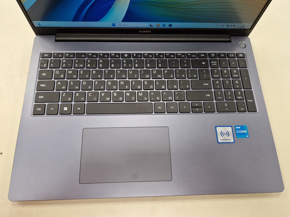 Ноутбук Huawei MateBook D16 MCLF-X; Core i3-1215U, Intel UHD Graphics, 8 Гб, 512 GB, Нет