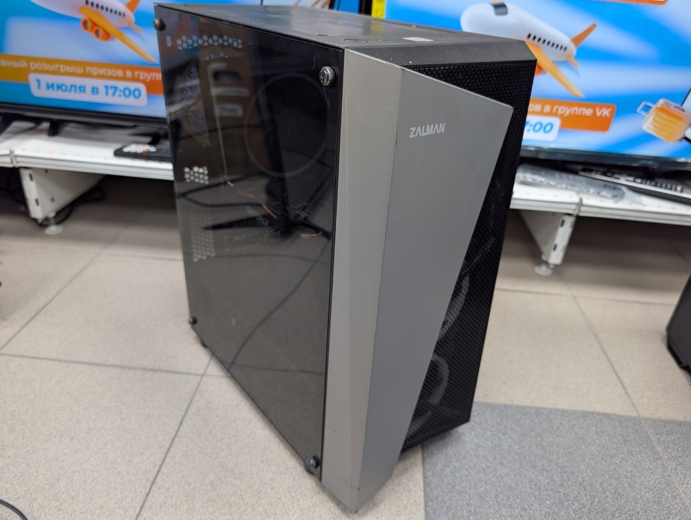 Системный блок ZALMAN; Core i3-10100F, GeForce RTX 2060, 16 Гб, 500 Гб, Нет