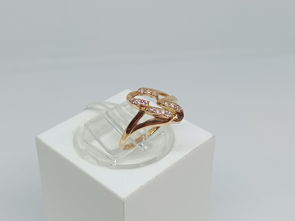 КОЛКМИ585 КОЛЬЦО С КАМНЯМИ (Au 585)