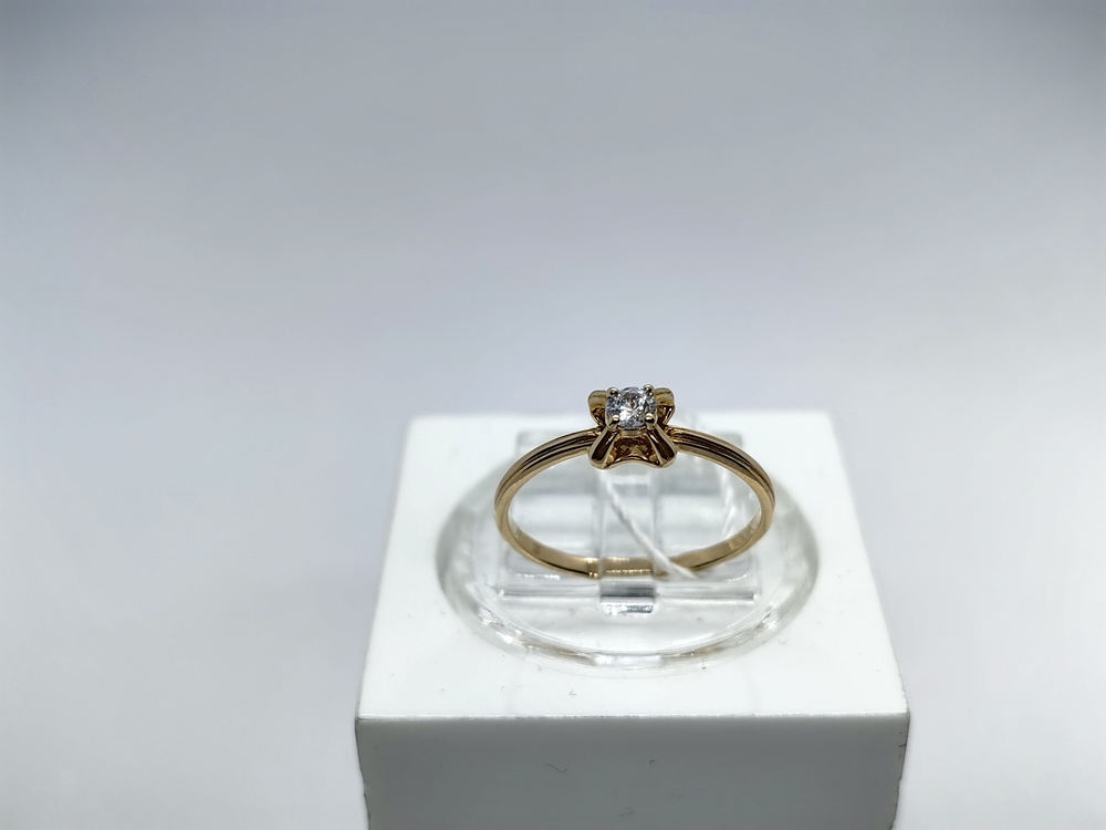 КОЛЬЦО С КАМНЕМ (Au 585)