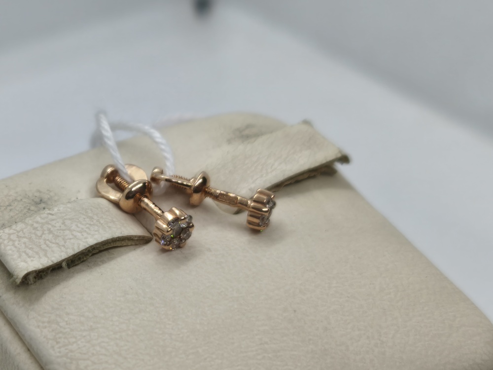 СЕРЬГИ БРИЛЛИАНТ (Au 585)