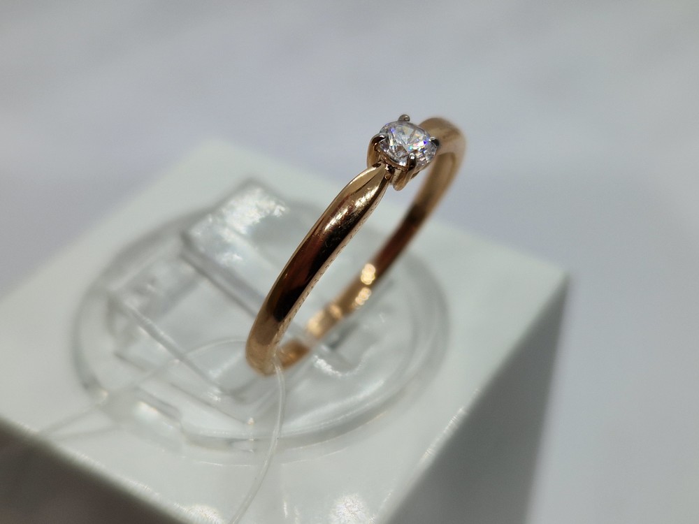 КОЛЬЦО С КАМНЕМ (Au 585)