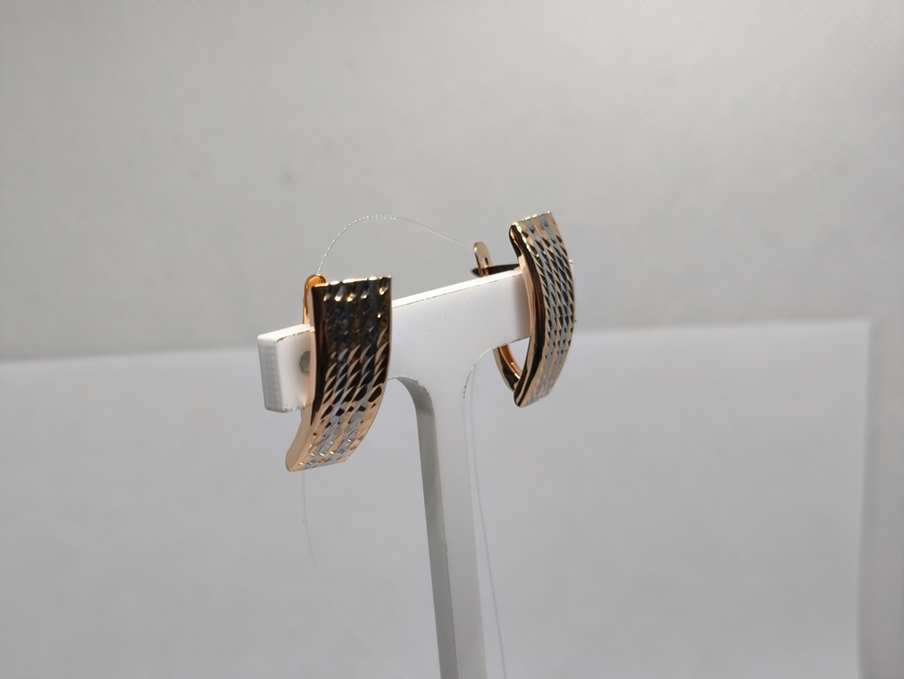 СЕРЬГИ БЕЗ КАМНЯ (Au 585)