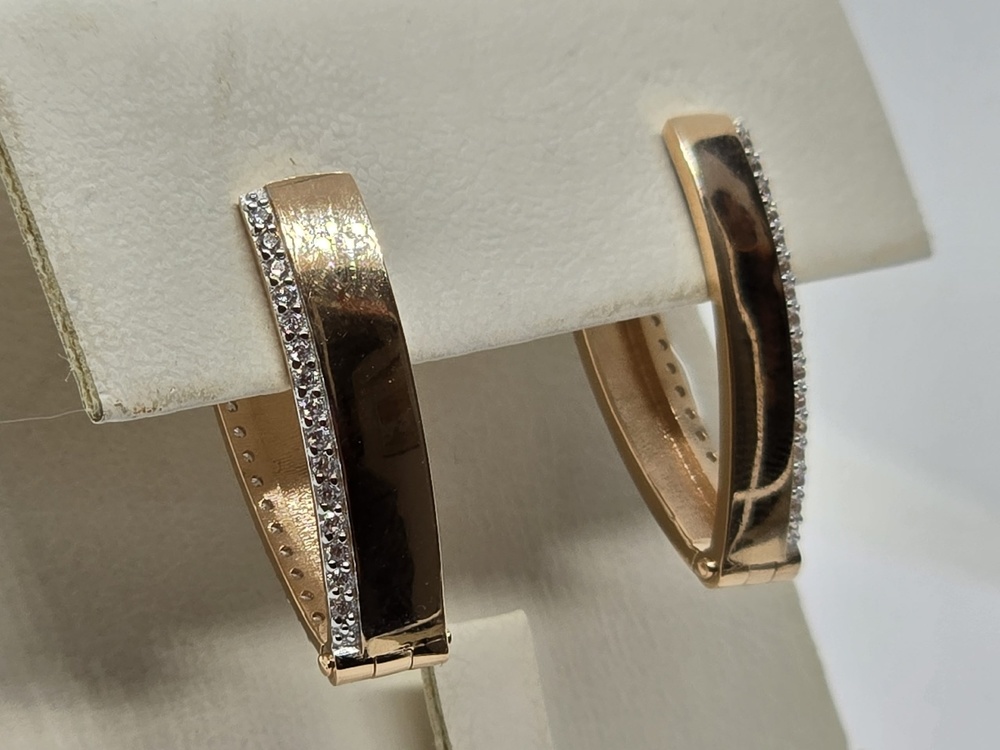 СЕРЬГИ С КАМНЯМИ (Au 585)