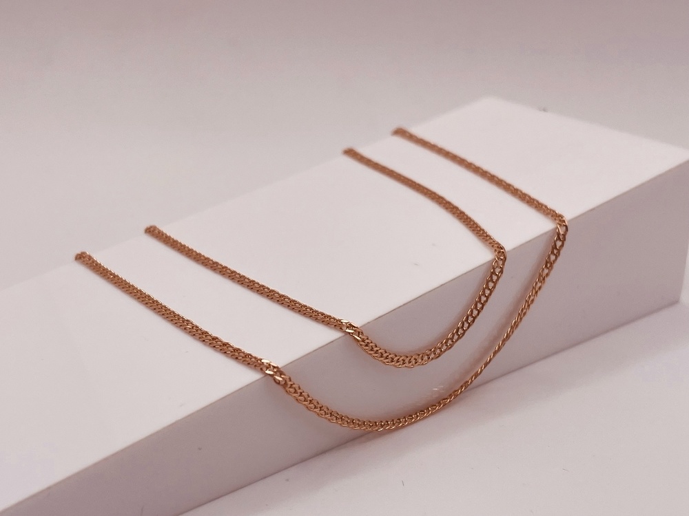 ЦЛР2585 ЦЕПЬ ПОЛНОВЕСНАЯ Ромб двойной (Au 585)