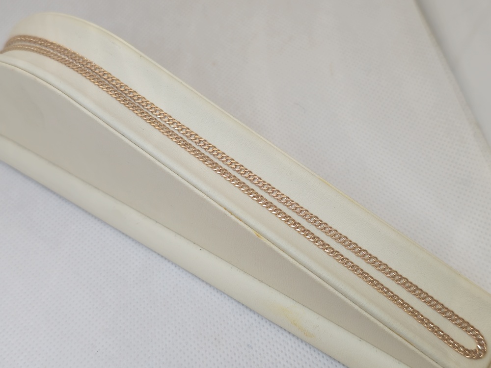 ЦЕПЬ ПОЛНОВЕСНАЯ Ромб двойной (Au 585)