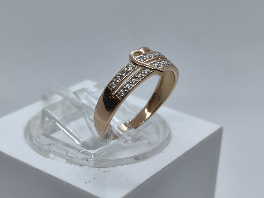 КОЛКМИ585 КОЛЬЦО С КАМНЯМИ (Au 585)