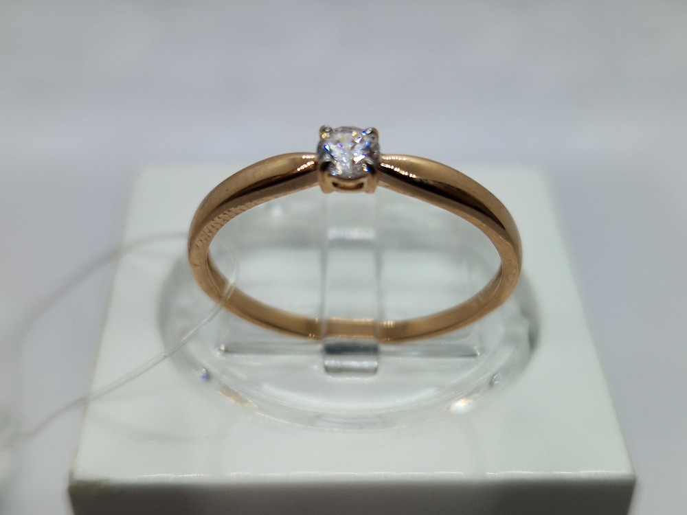 КОЛЬЦО С КАМНЕМ (Au 585)