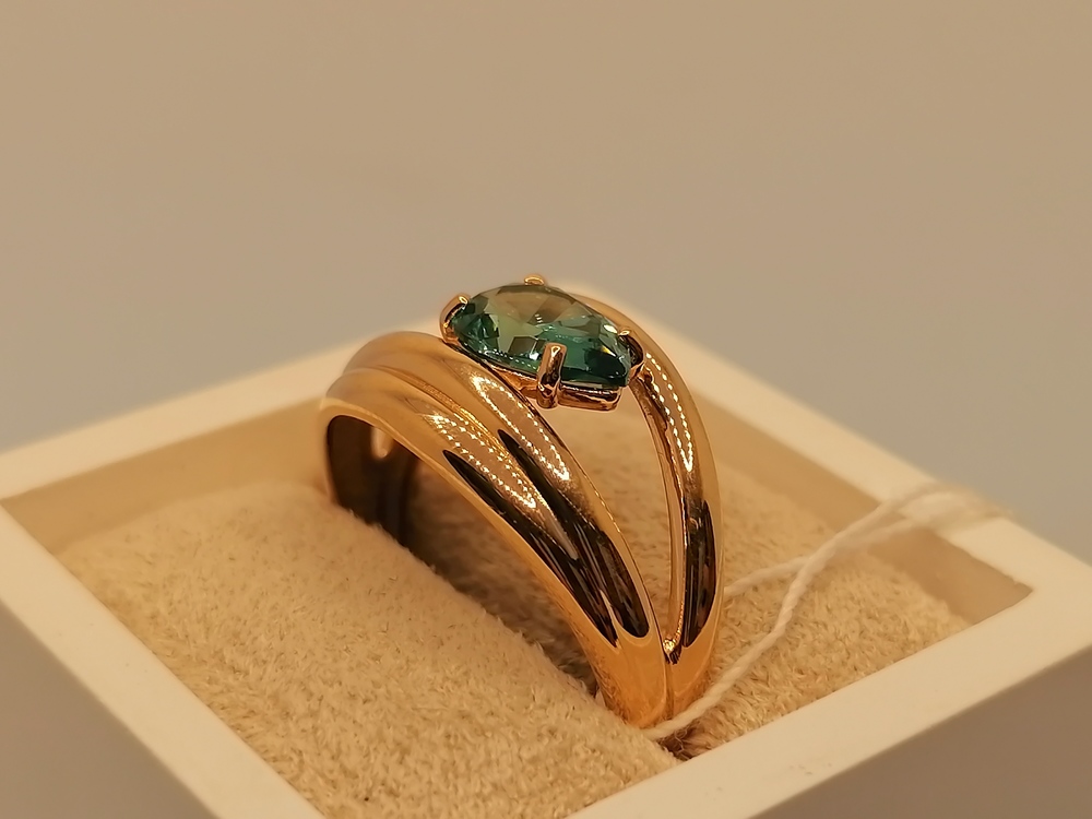 КОЛЬЦО С КАМНЕМ (Au 585)