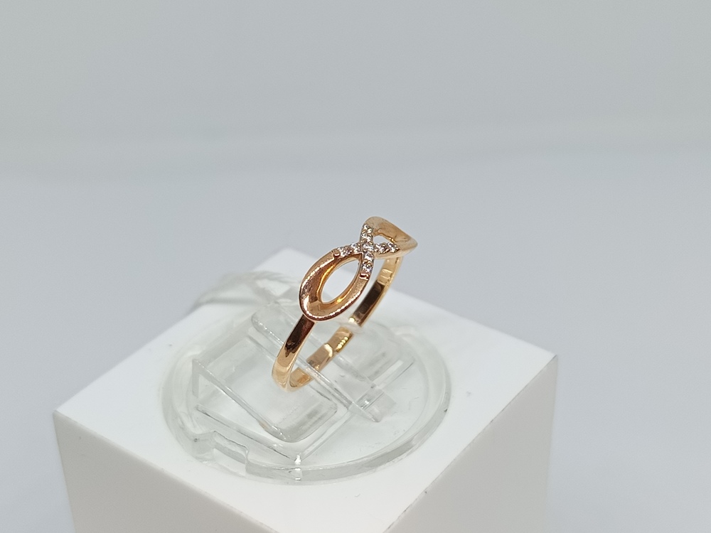 КОЛКМИ585 КОЛЬЦО С КАМНЯМИ (Au 585)