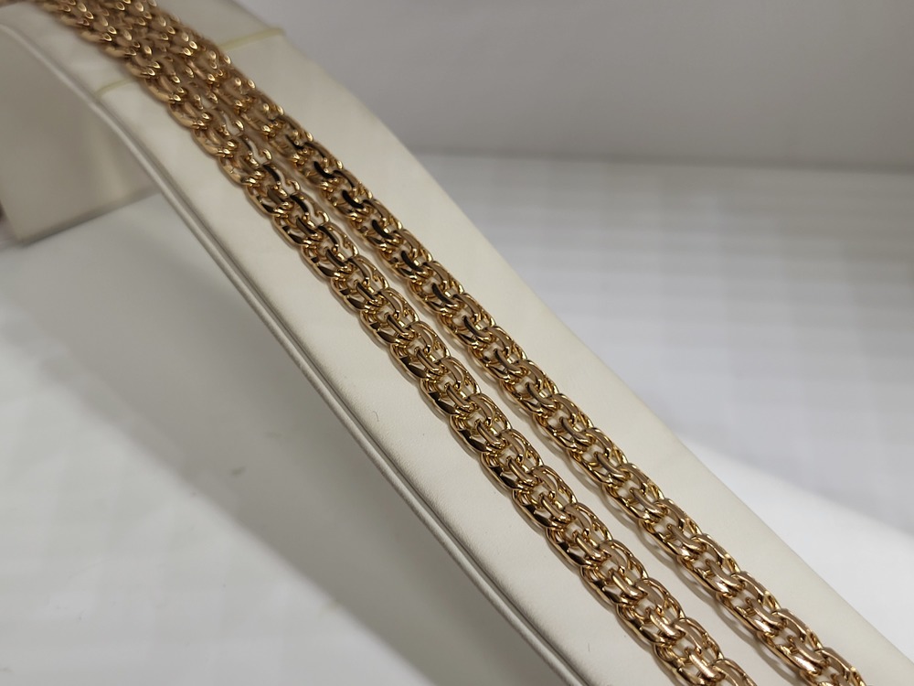 ЦЕПЬ ПОЛНОВЕСНАЯ Бисмарк (Au 585)