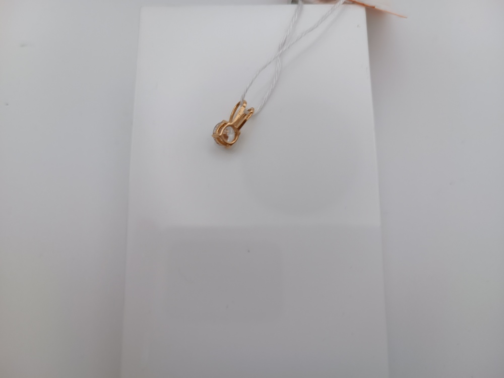 ПОДКМ585 ПОДВЕСКА С КАМНЕМ (Au 585)