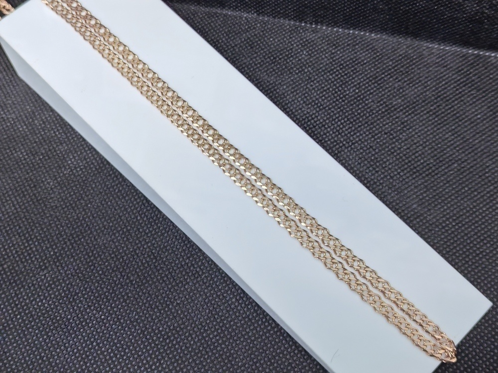 ЦПР2585 ЦЕПЬ ПУСТОТЕЛАЯ Ромб двойной (Au 585)