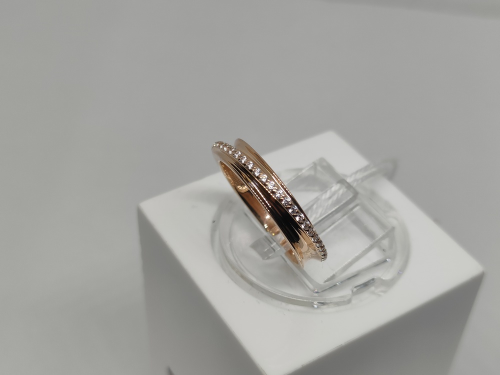 КОЛЬЦО С КАМНЯМИ (Au 585)