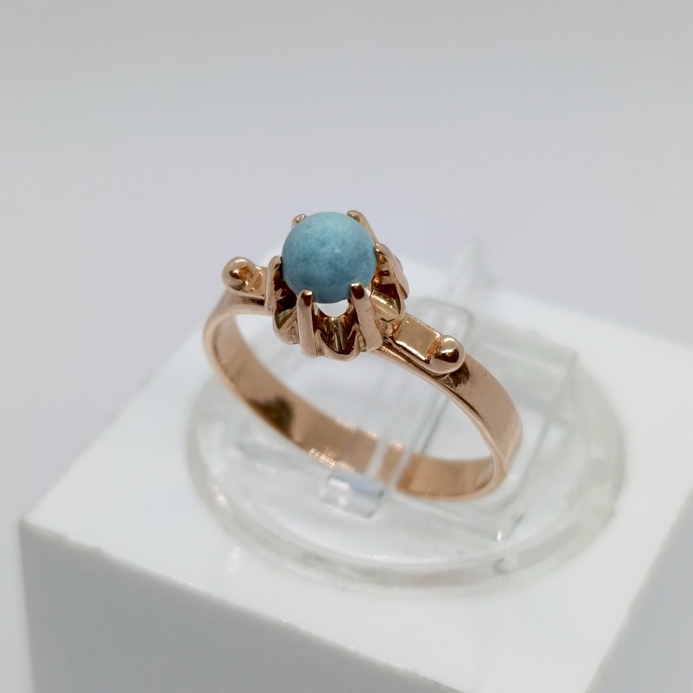 КОЛКМ583 КОЛЬЦО С КАМНЕМ (Au 583)