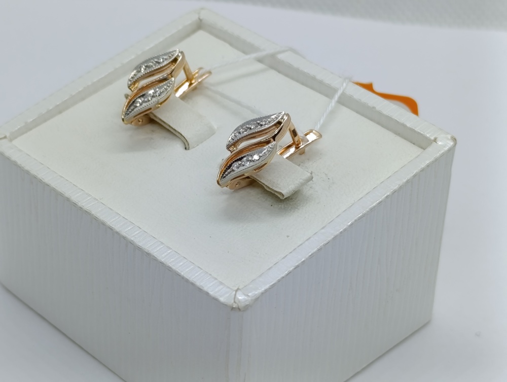 СКМИ585 СЕРЬГИ С КАМНЯМИ (Au 585) СКМИ585 СЕРЬГИ С КАМНЯМИ (Au 585)