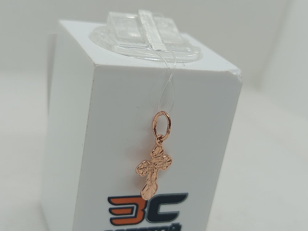 ПОДВЕСКА КРЕСТ без камня (Au 585)