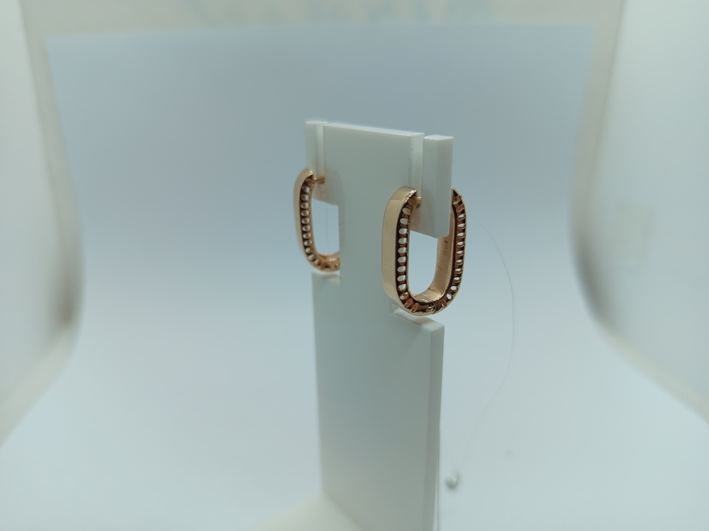 СЕРЬГИ БЕЗ КАМНЯ (Au 375)