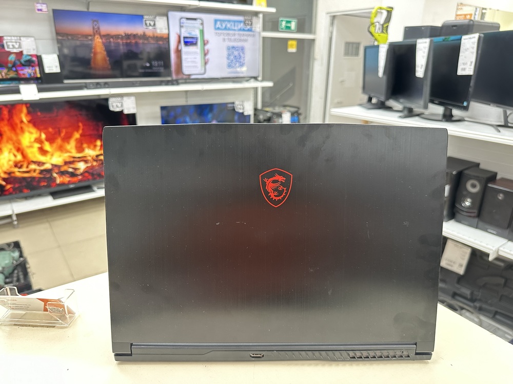 Ноутбук MSI gf63;  Core I5-11400H, GeForce RTX 3050 Ti, 24 Гб, 512 GB, Нет