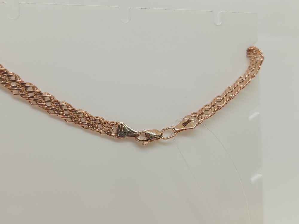 ЦЕПЬ ПУСТОТЕЛАЯ Ромб тройной (Au 585)