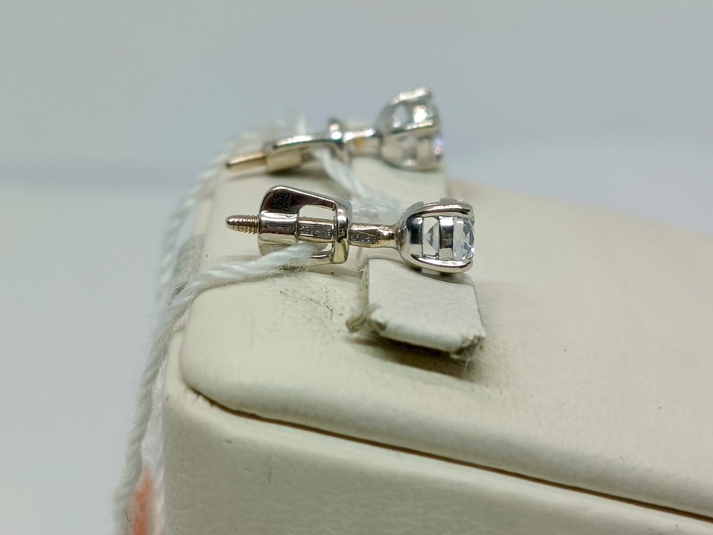 СПУС585 СЕРЬГИ ПУСЕТЫ (Au 585)