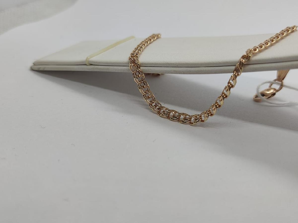 БЛБ585 БРАСЛЕТ ПОЛНОВЕСНЫЙ Бисмарк (Au 585)