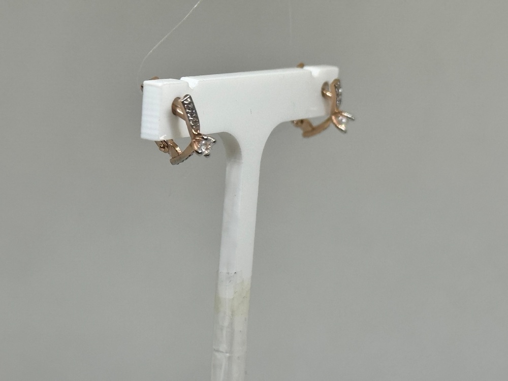 СЕРЬГИ С КАМНЯМИ (Au 585)