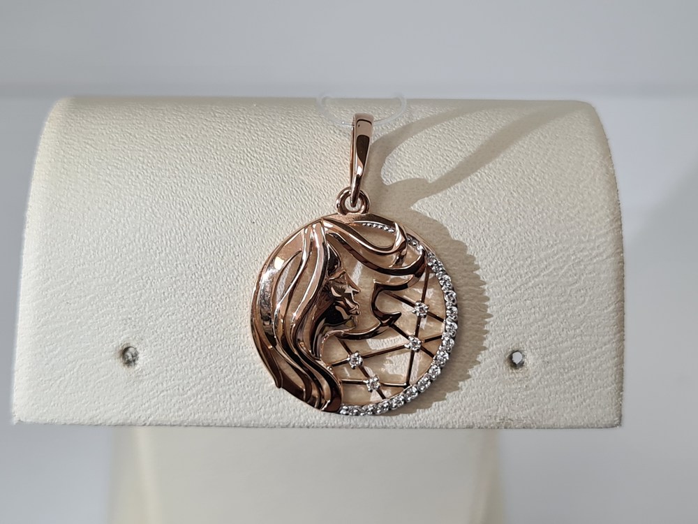 ПОДВЕСКА ЗНАК ЗОДИАКА ДЕВА (Au 585)