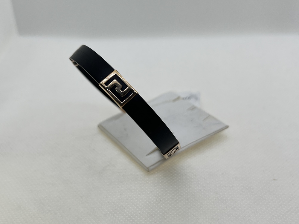 БРАСЛЕТ КАУЧУК со вставками (Au 585)