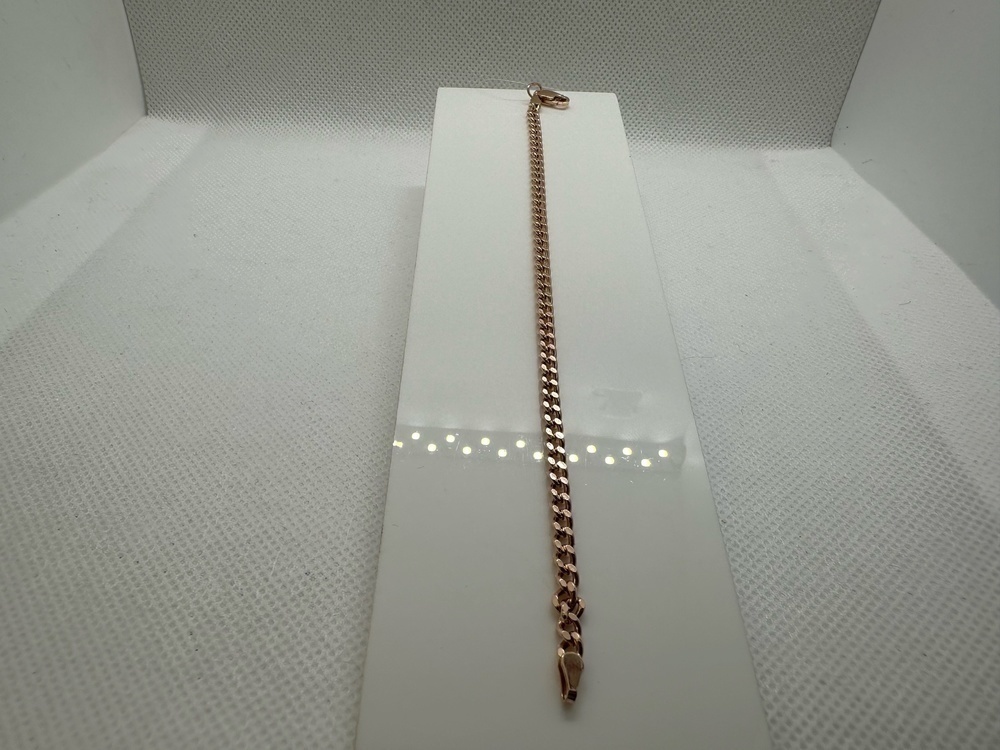 БРАСЛЕТ ПУСТОТЕЛЫЙ Панцирное (Au 585)