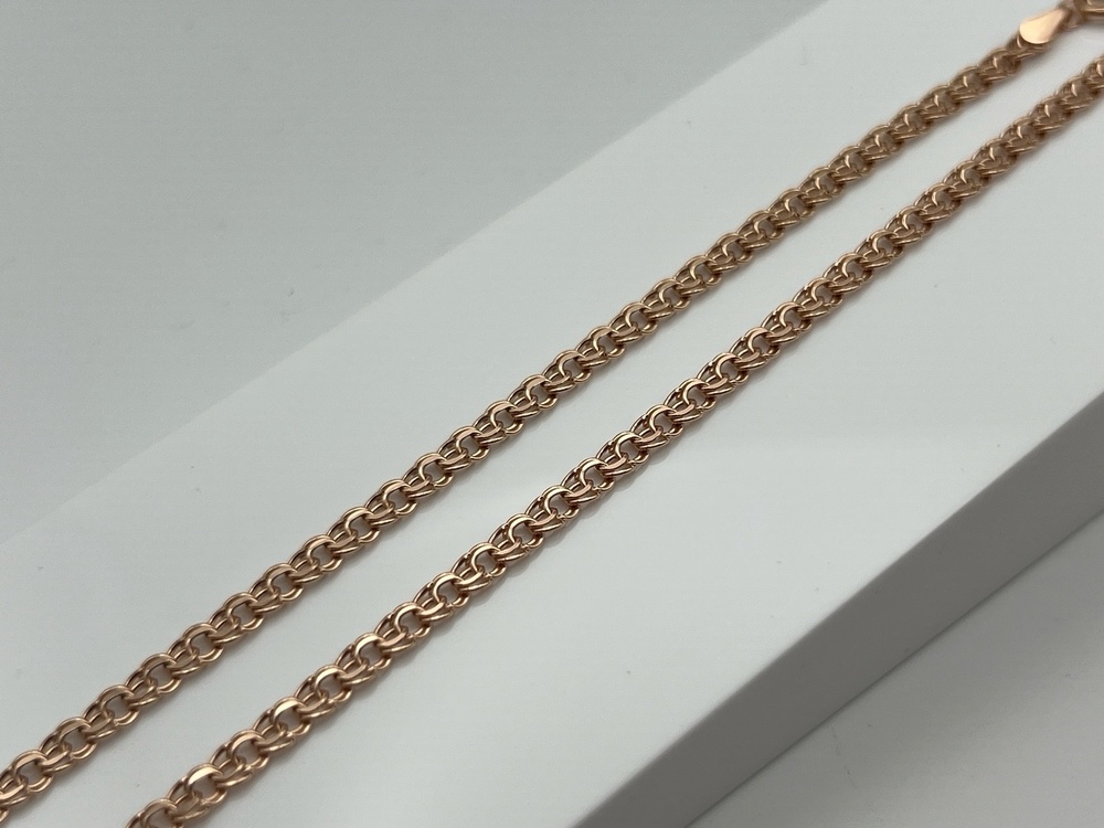 ЦЕПЬ ПУСТОТЕЛАЯ Бисмарк (Au 585)