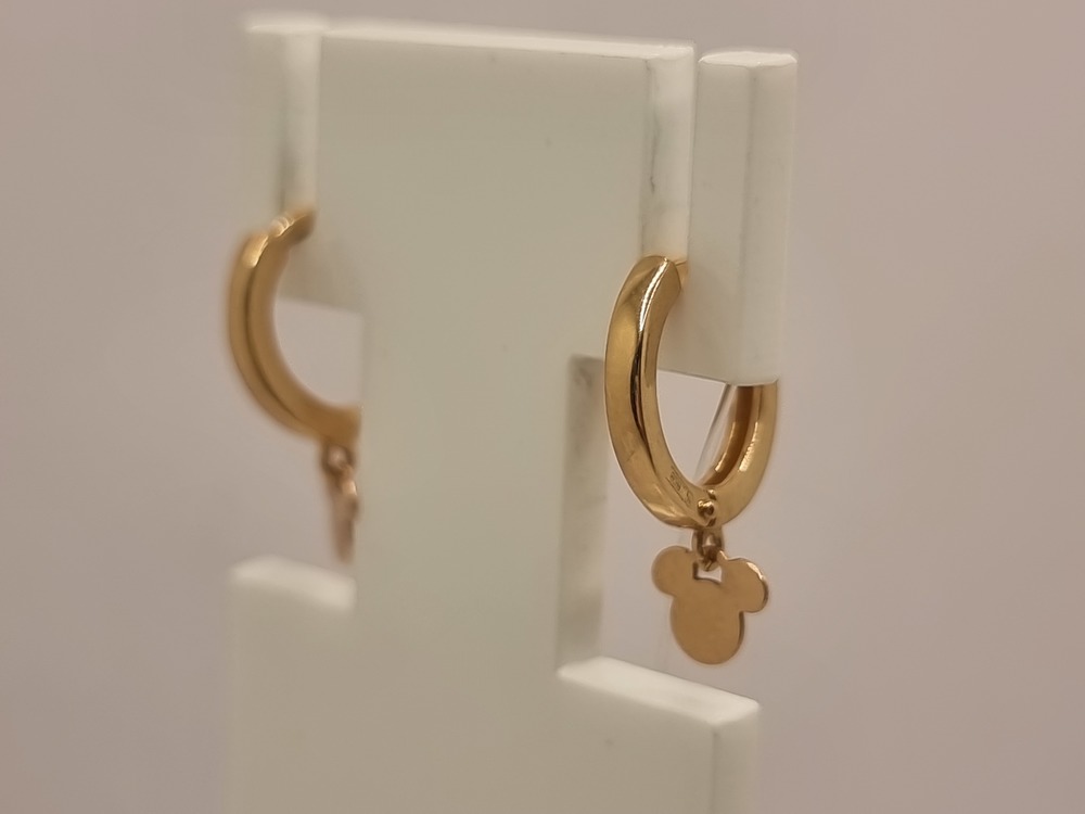 029086 СЕРЬГИ БЕЗ КАМНЯ (Au 585)