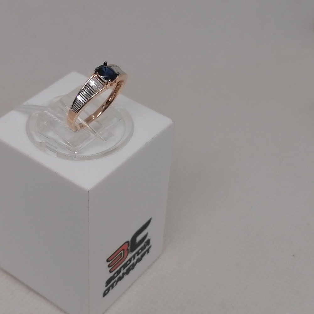 КОЛЬЦО С КАМНЕМ (Au 585)