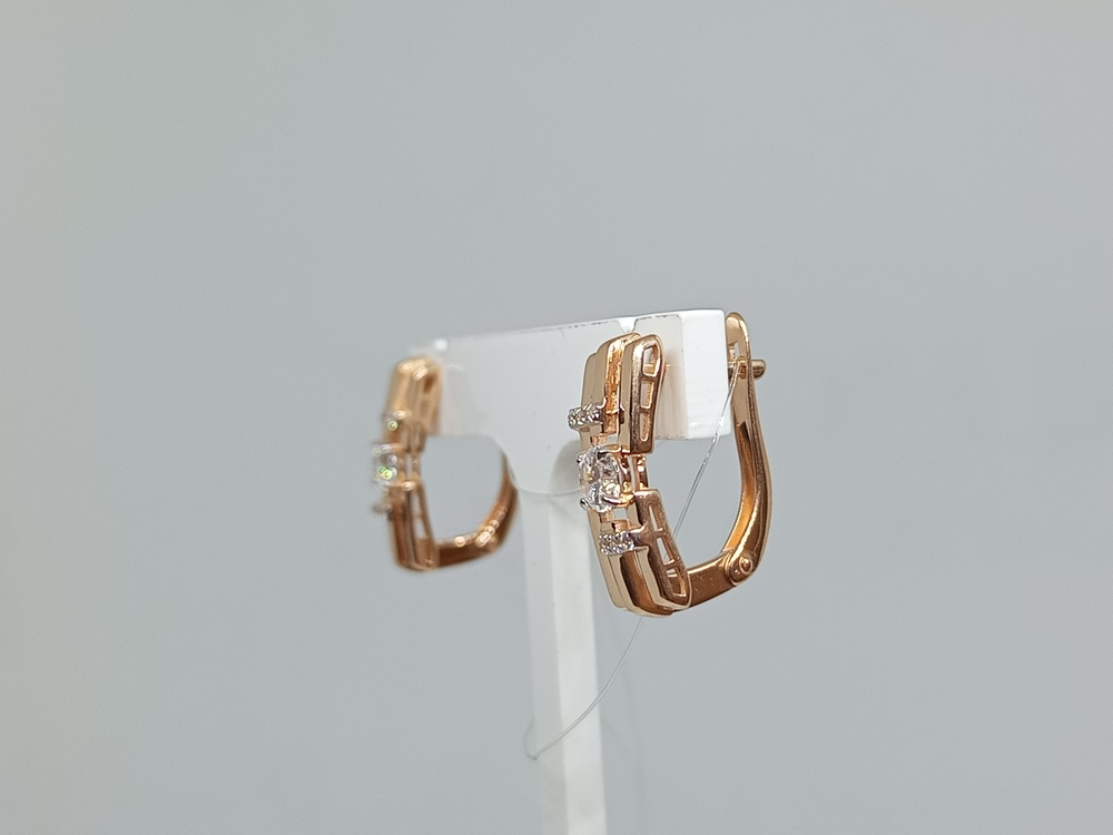 СЕРЬГИ С КАМНЯМИ (Au 585)