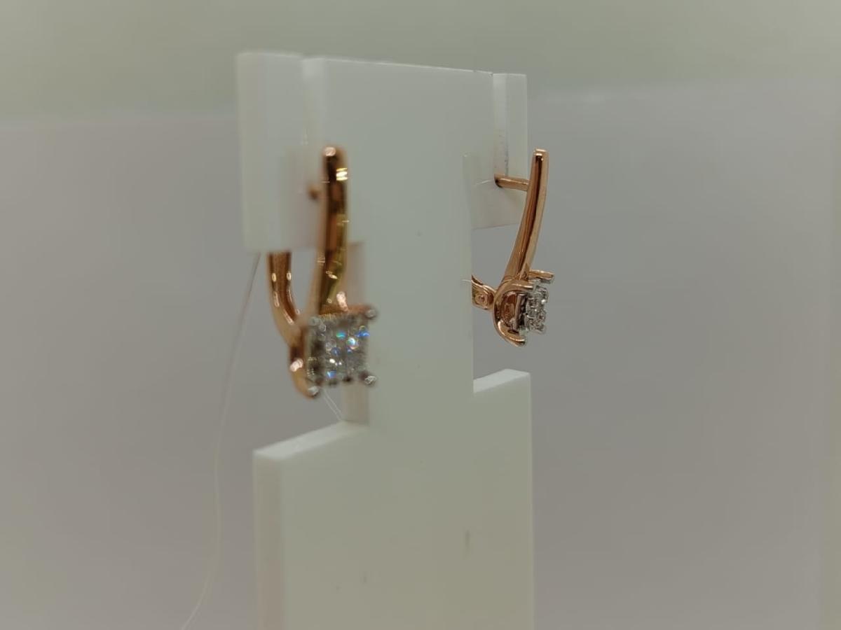 СЕРЬГИ БРИЛЛИАНТ (Au 585)